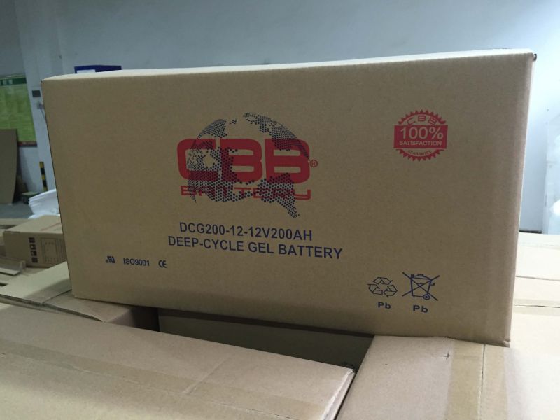 12V 200ah Deep Cycle Gel Battery for RV / Marine