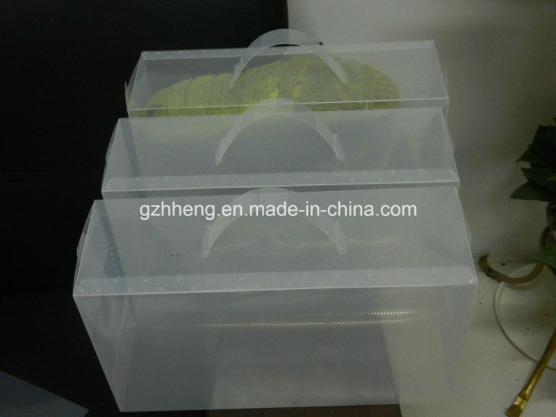 Plastic Folding Shoes Box (clear shoe box)