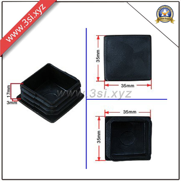 Waterproof Plastic Square Tube End Plugs for Steel Pipe (YZF-H201)