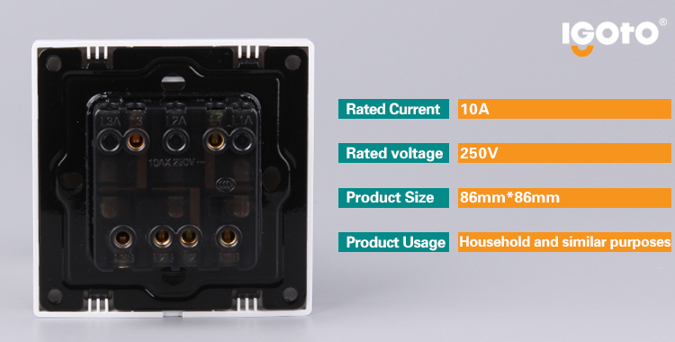 Igoto E9031 UK Types of Electrical Wall Switches