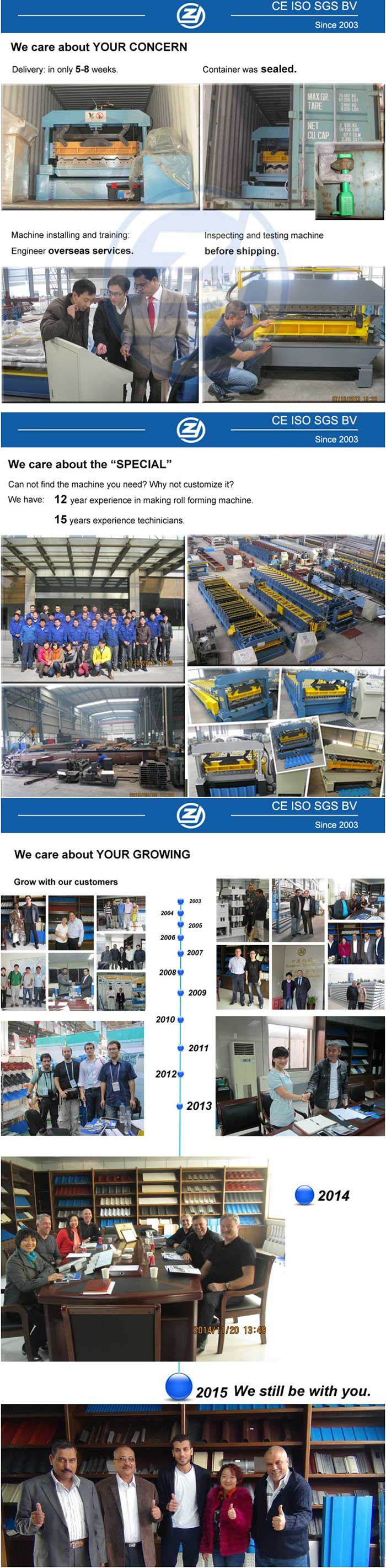 Corrugated Sheet Steel Roll Forming Machine with CE