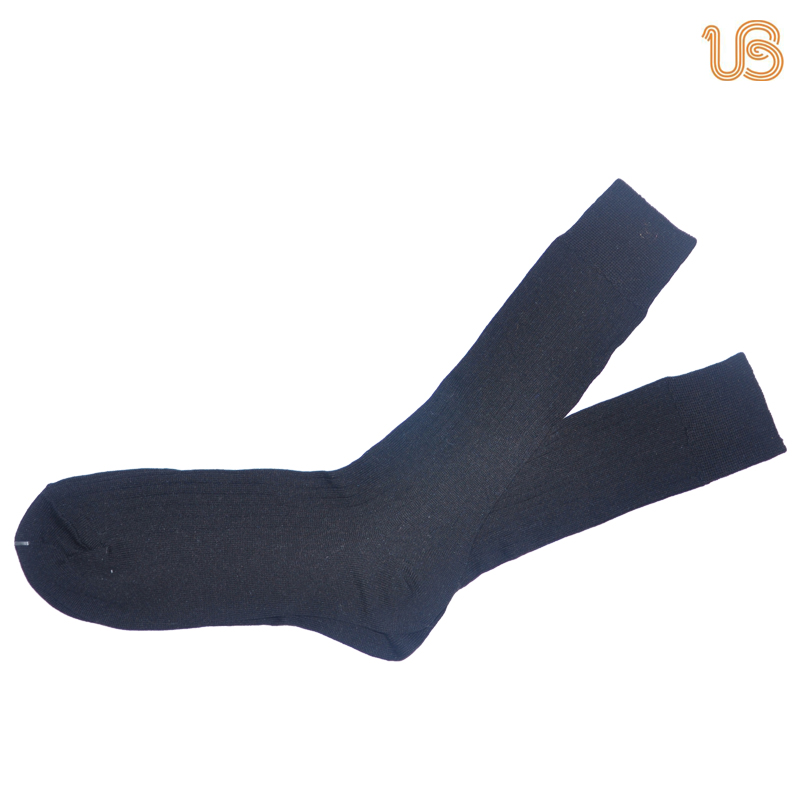 Men's Black Wool Sock