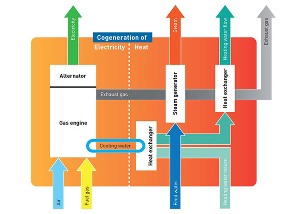 Combined Cooling Heating and Power (CCHP) Generator Power Plant