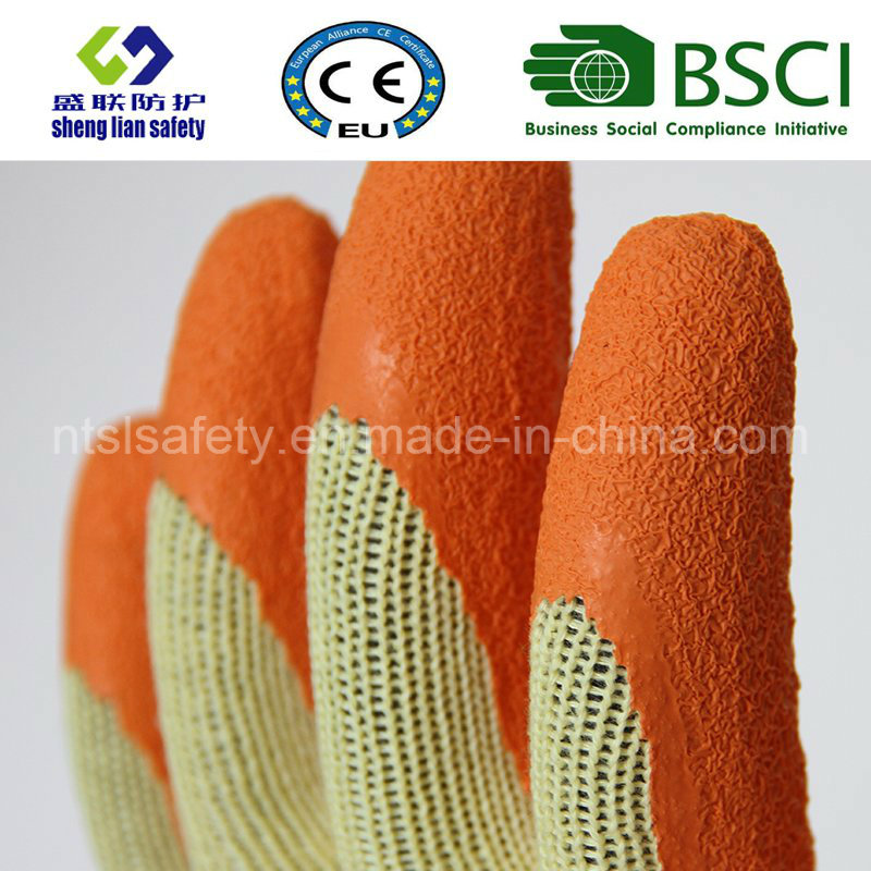 Latex Frosted Gloves, Sandy Finish Safety Work Gloves (SL-R501)