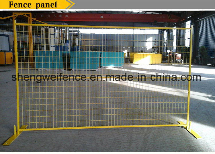 Canada Standard Construction Site Portable Safety Temporary Fence