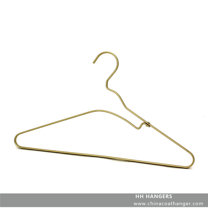 Fashion Design Rose Gold Brass Aluminium Top Clothes Hanger