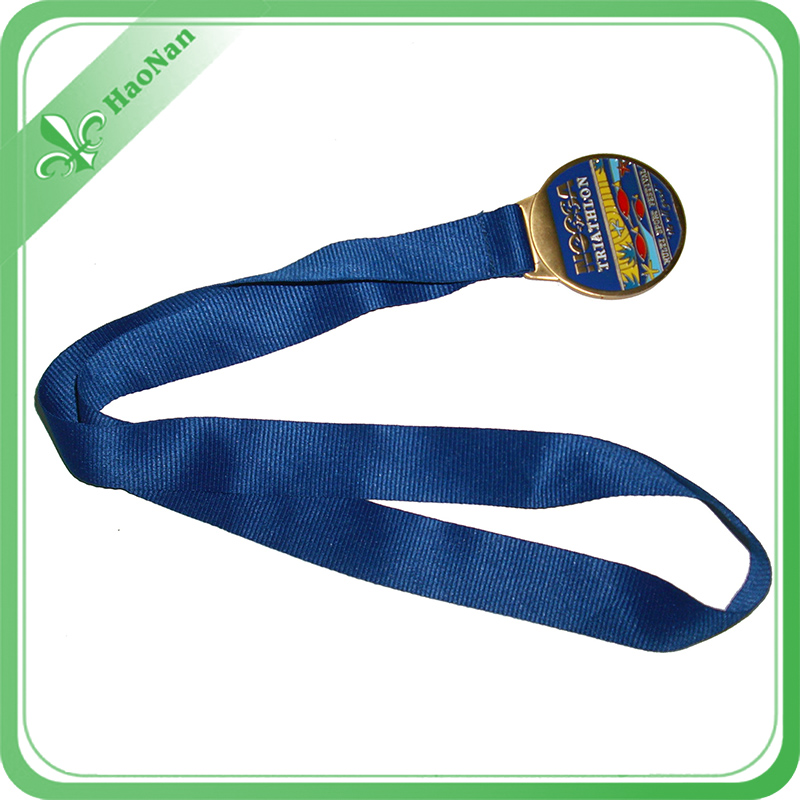 Fabric 100% Polyester Material Soft Medal Ribbon with J Hook