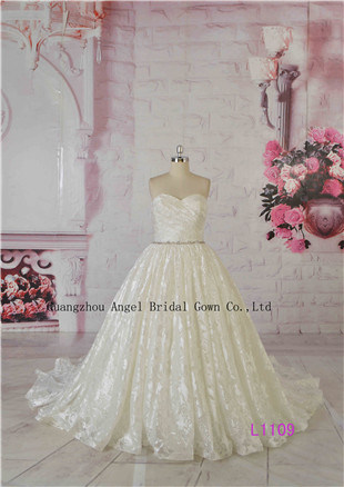 Ball Gown Heavy Beading Bridal Dresses Modest Grecian Style Gown