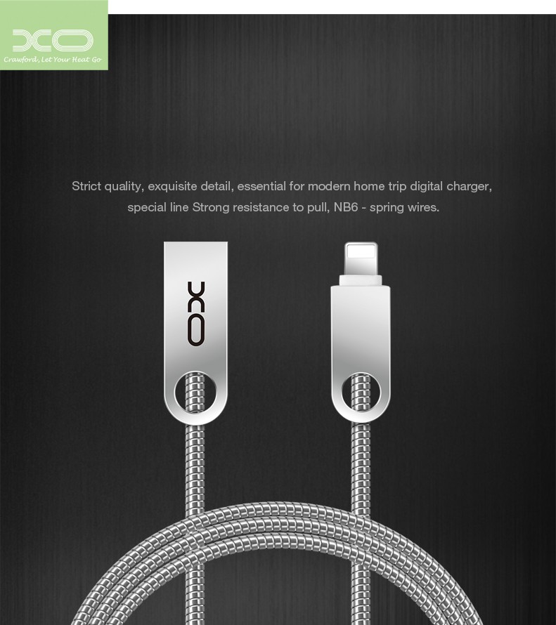 OEM Spring Charging Type C Micro Data USB Cord Phone Lightning Cables for Samsung iPhone