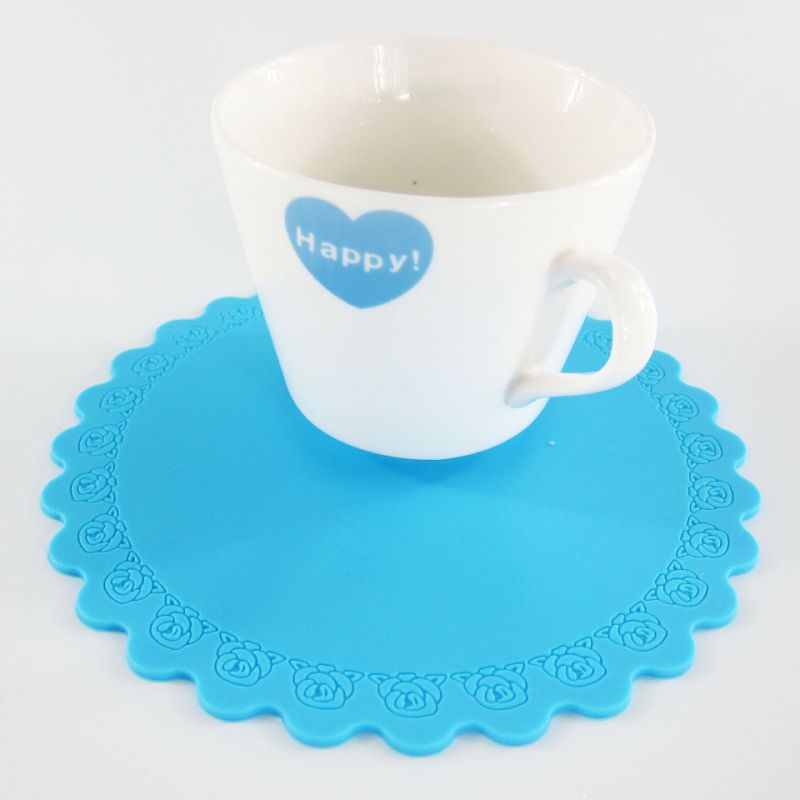 Medium Size Silicone Pad, Silicone Coaster for Cup Sm36