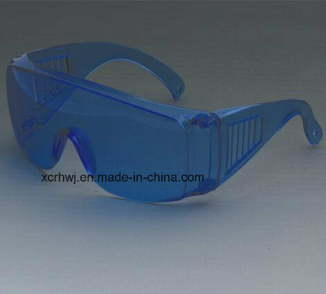 Clear Lens with Yellow Frame Safety Goggles, Protective Eyewear, Safety Eye Glasses, Ce En166 Safety Glasses, PC Lens Safety Goggles Supplier