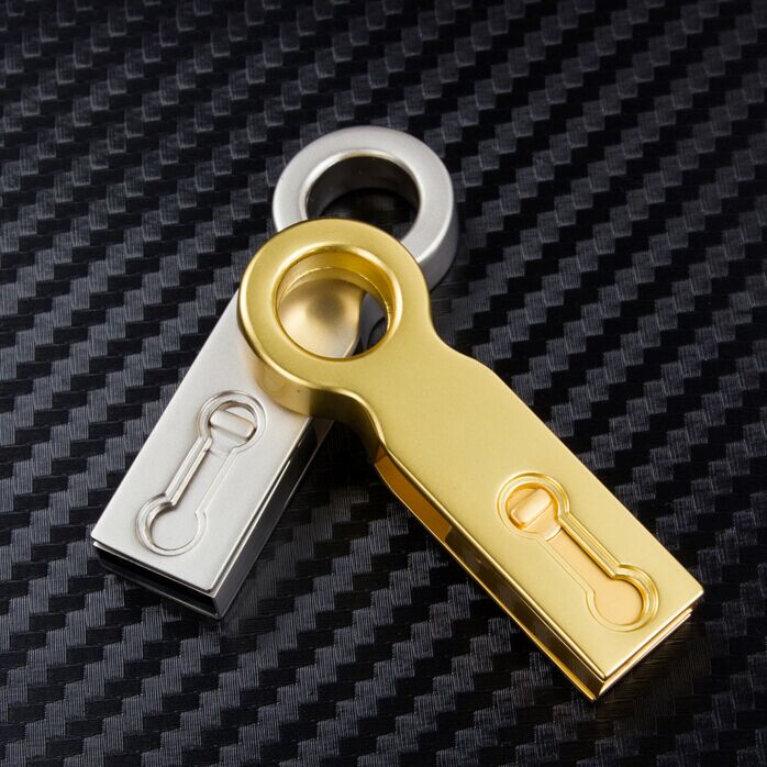 Golden and Silver OTG USB Flash Drive for Free Sample