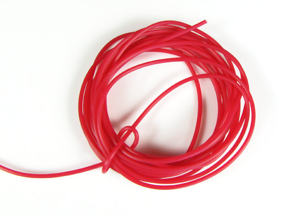 Customized Non-Toxic Silicone Rubber Lanyard