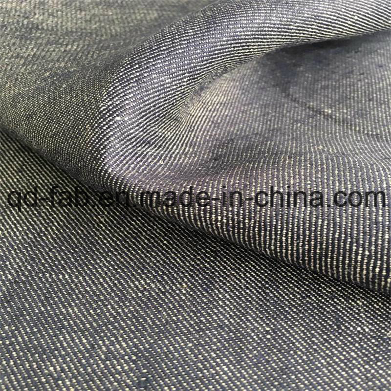 Yarn Dyed Twill Linen Fabric (QF16-2472)