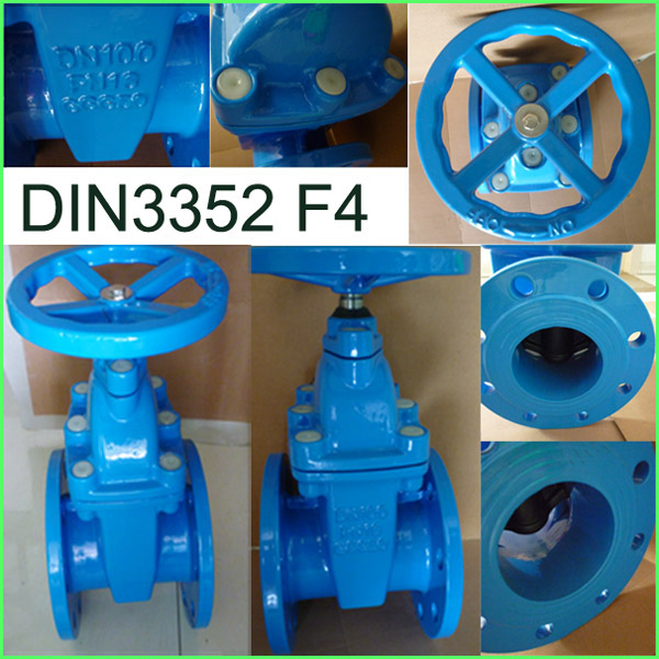 Good Quality DIN Non Rising Stem Gate Valve