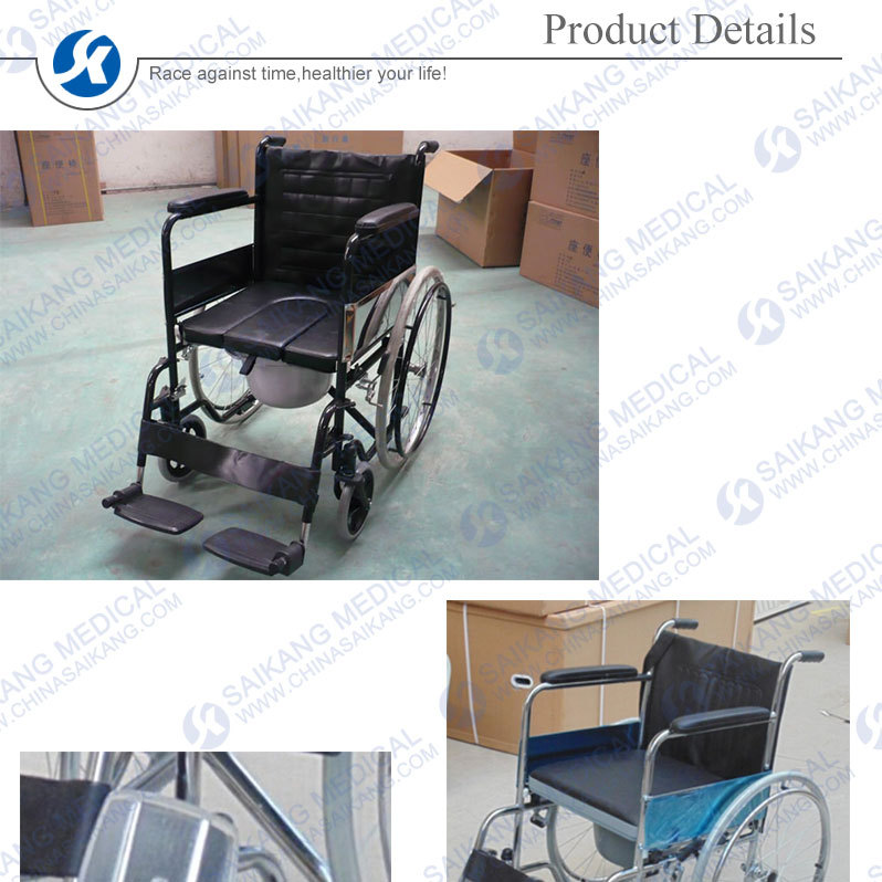 Accommodate Chair with Plastic Footplate for Disabled People