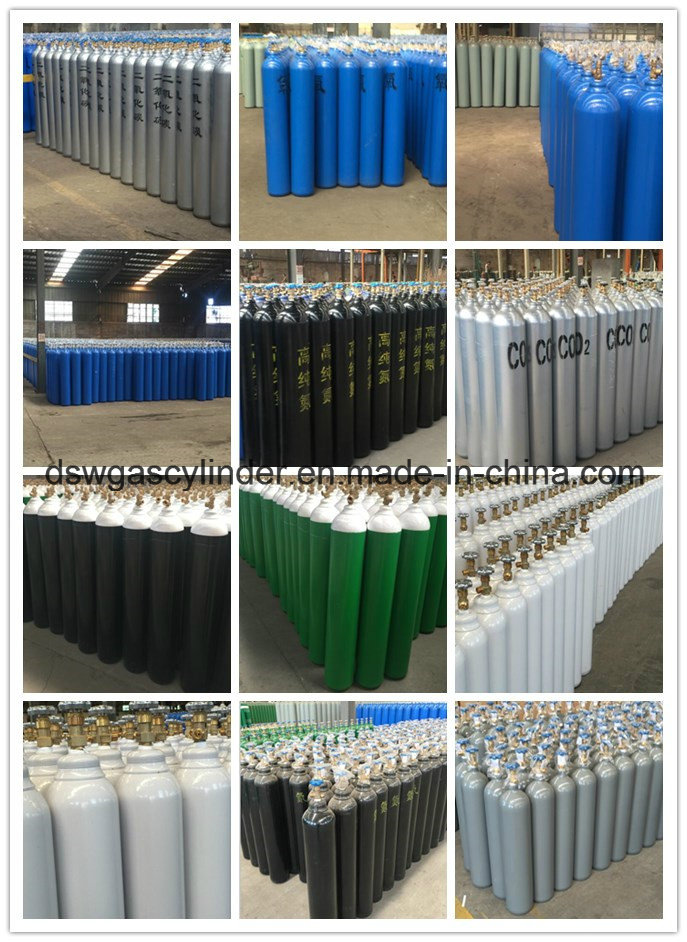 China Made 10L Nitrogen/Oxygen/Argon/CO2/Acetylene Gas Cylinder