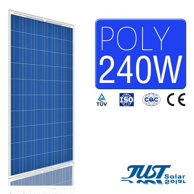 High Quality 240W Poly Solar Energy Panel with Ce, TUV Certificates