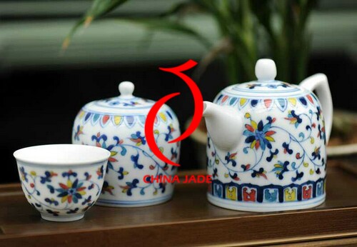 Chinese Hand Paited Exquisite Design Porcelain Japanese Tea Set for Hot Sale