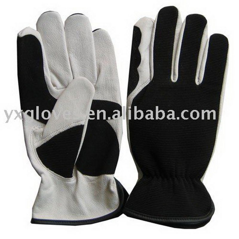 Weight Lifting Glove-Working Leather Glove-Protective Glove