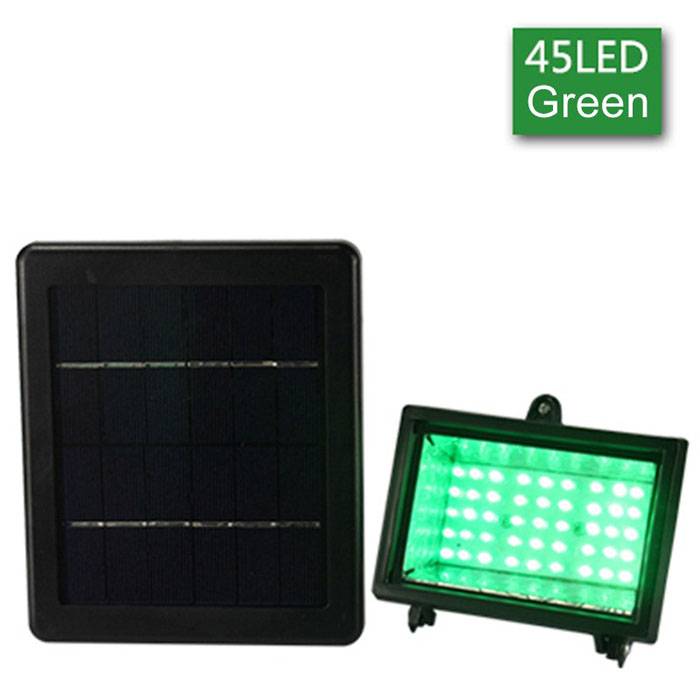 Solar Power 45 LED Flood Light Lawn Lamp Outdoor Courtyard Garden Waterproof Spotlight Pathway Yard Light