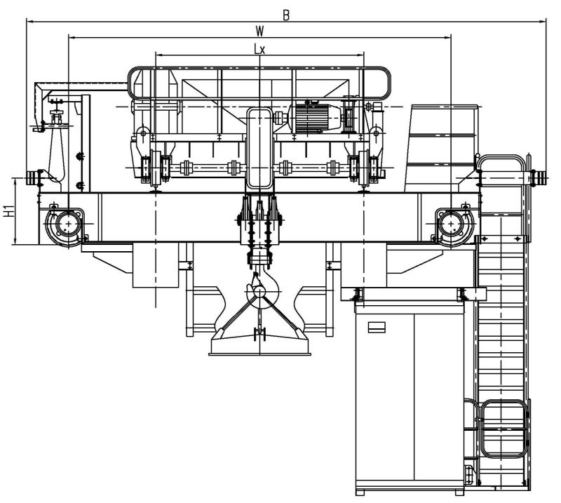 Magnet Overhead Crane with Capacity 5 Ton to 32 Ton