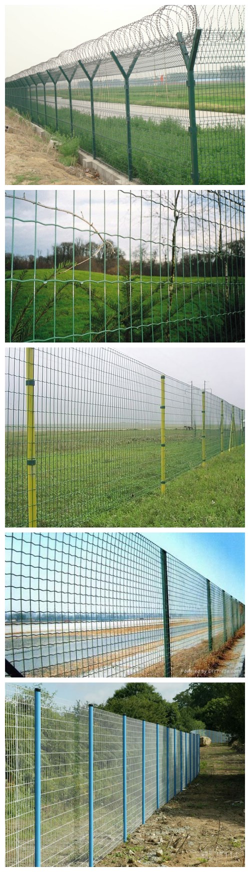 PVC Coated Welded Holland Wire Mesh Fence (Anjia-059)