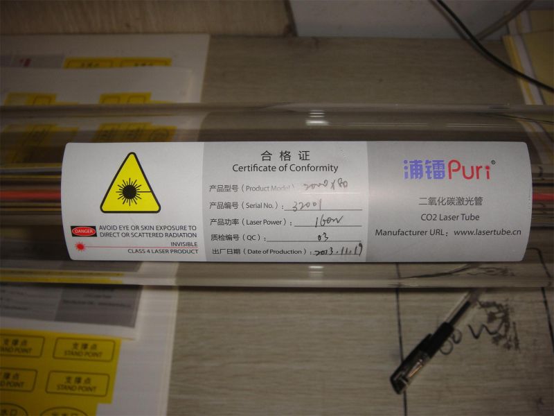 Puri Regular Catalyst CO2 Laser Tube