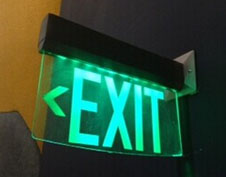 Cus LED Exit Sign, Emergency Exit Sign, Exit Sign, Emergency Exit Sign