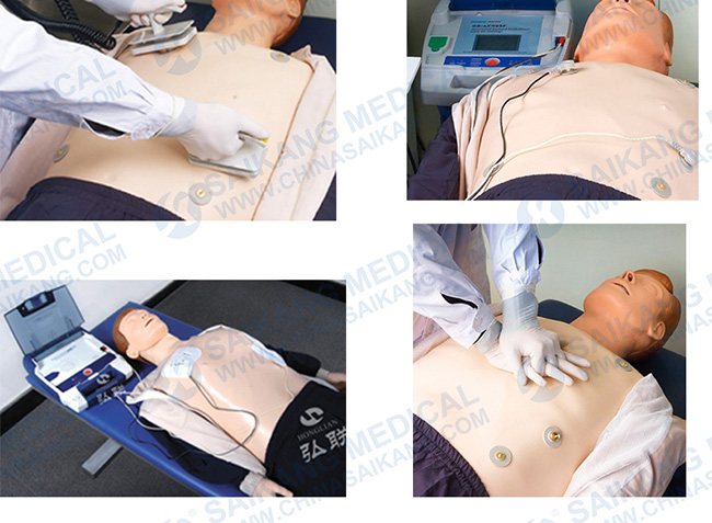 Advanced Computer Controlled CPR Training Manikin for Comprehensive Emergency Skills Training