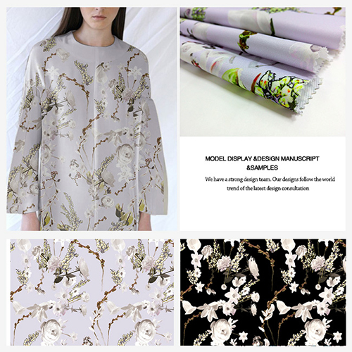 Printed Polyester Twill Fabric for Dress, Top, Skirt, Jacket