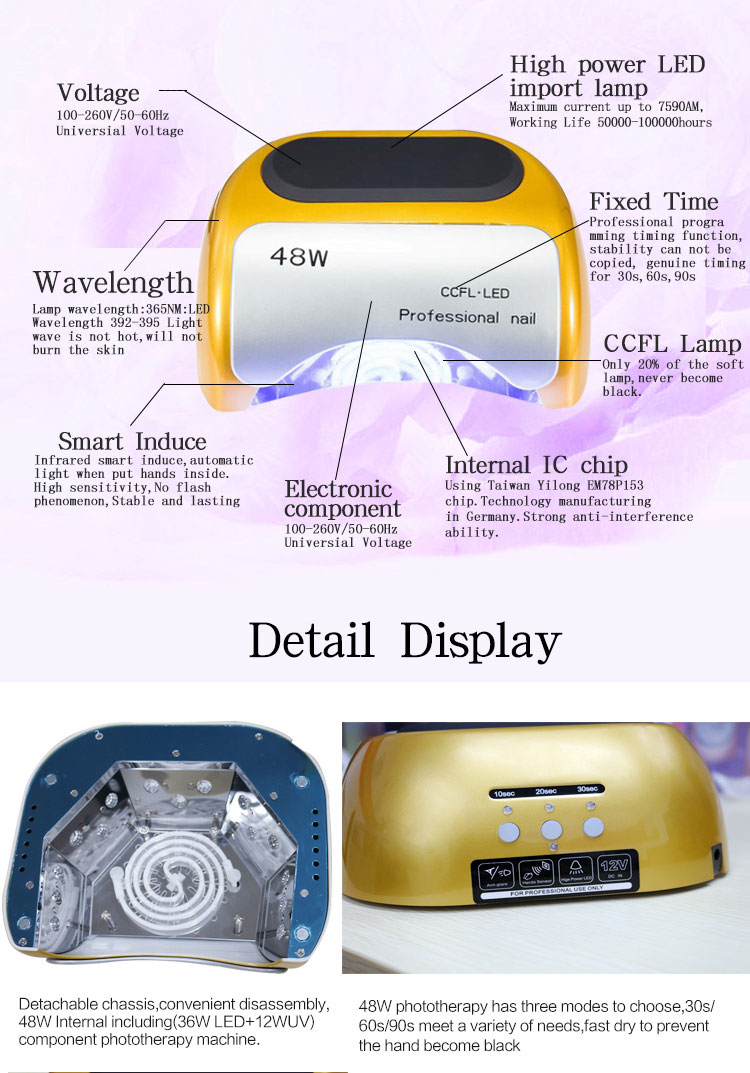 High Power Professional Nail UV LED Nail Dryer