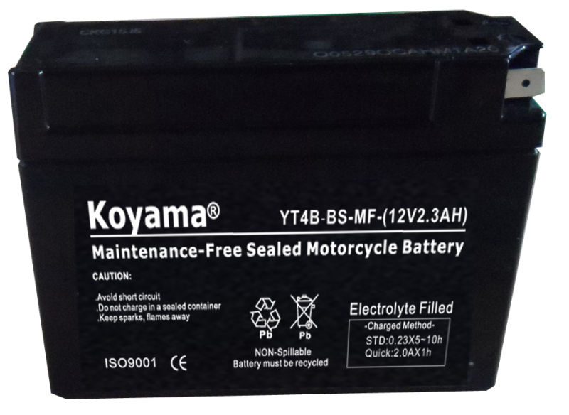 12V 9ah Motorcycle Riding Mower Battery ATV Motor Battery Yt9b-Bs