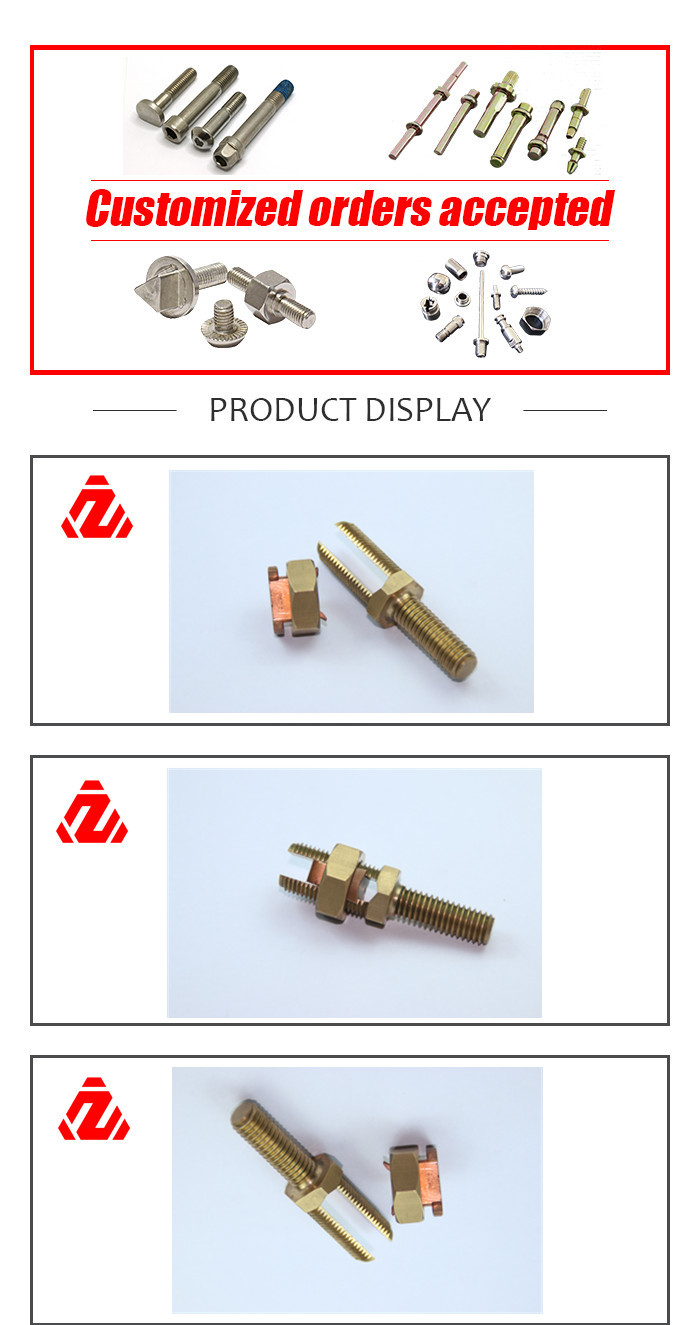 Electric Cable Connecting Brass Bolt Type Connector