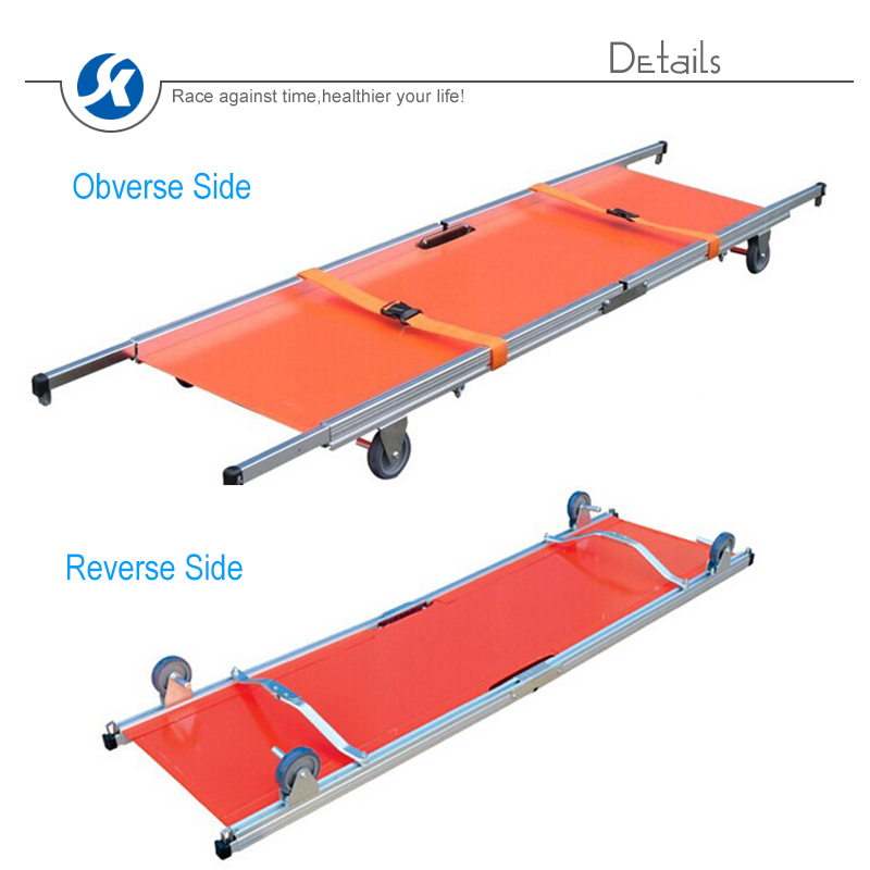 Skb1a07 Fodable Aluminum Alloy Medical Stretcher Easy to Handle