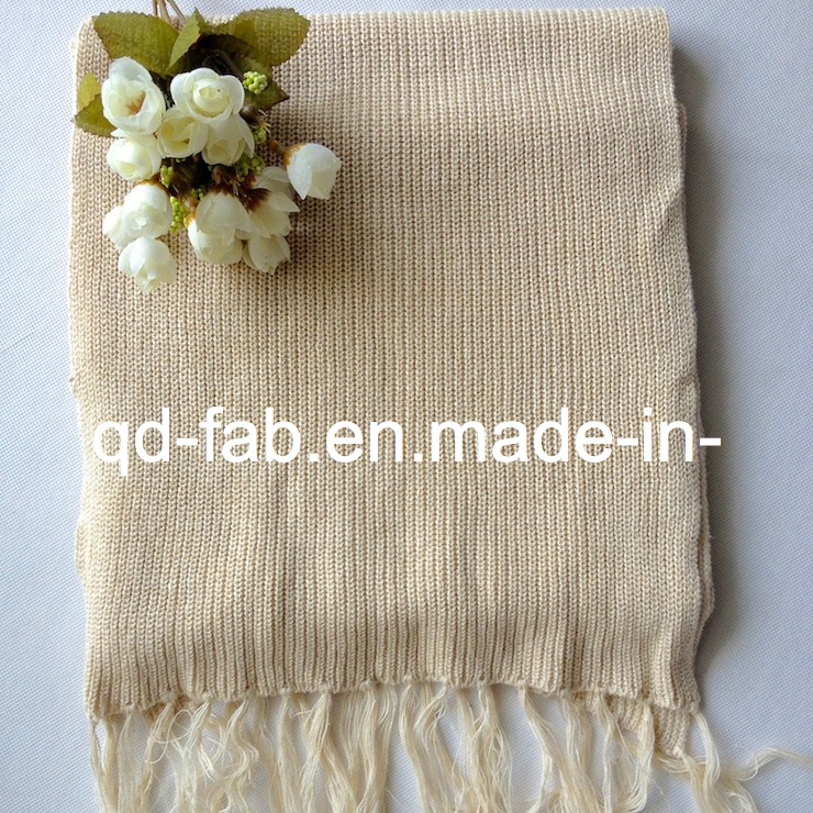 Hemp/Organic Cotton Dyed Scarf (HRS-5545)