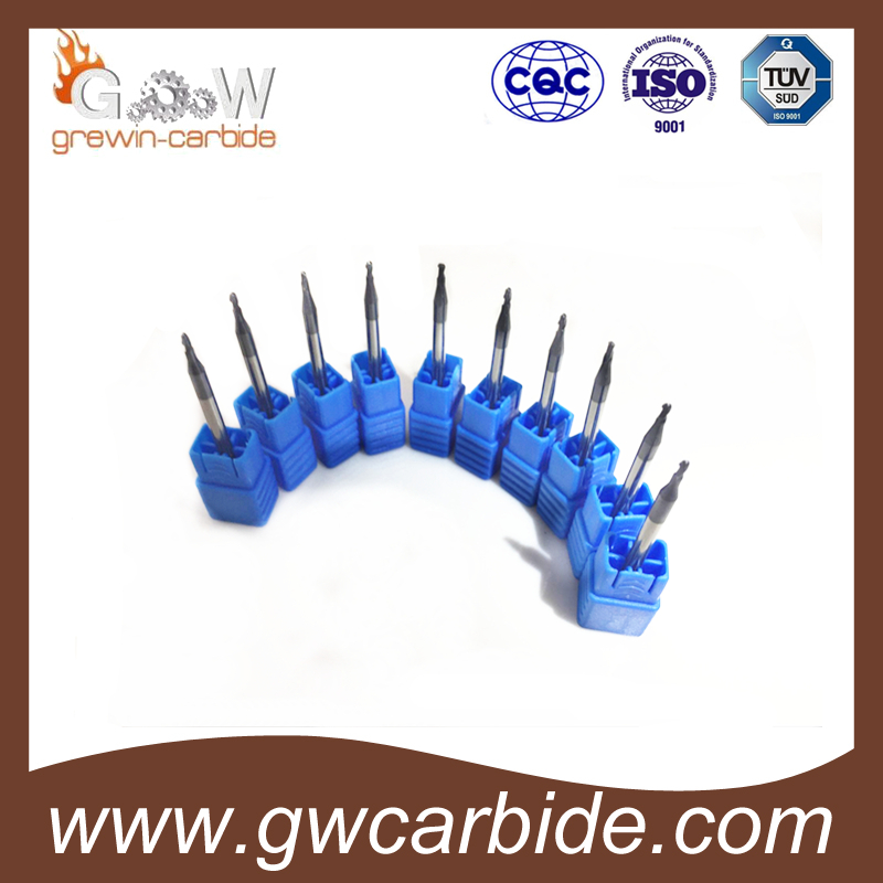 Tungsten Carbide Flat/Ball Nose/Ball/Aluminum End Mills