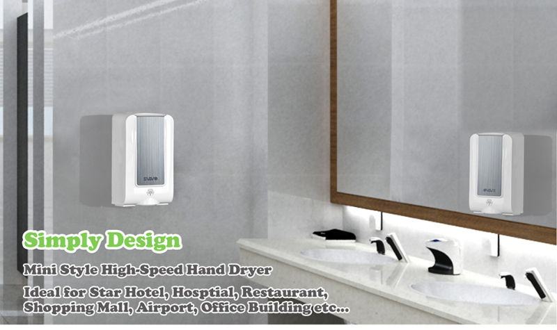 New Design Svavo Vx285 Wall Mounted Hand Dryer Automatic Hand Dryer Electric Hand Dryer Infrared Sensor Hand Dryer