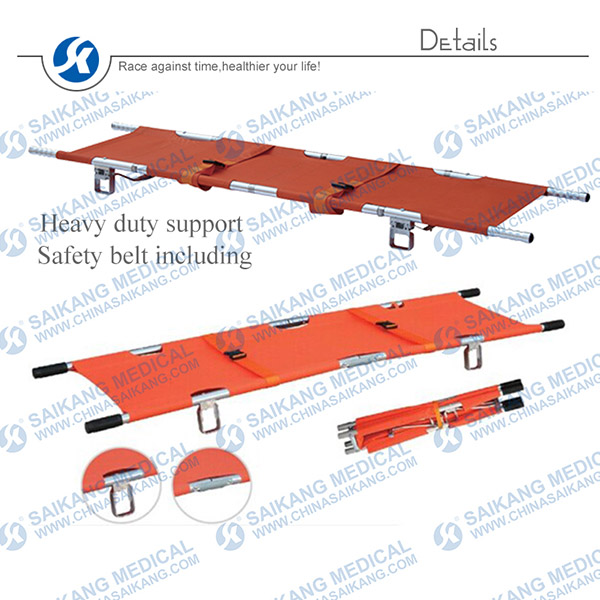 Helicopter Rescue Medical Stretcher with Safety Belts