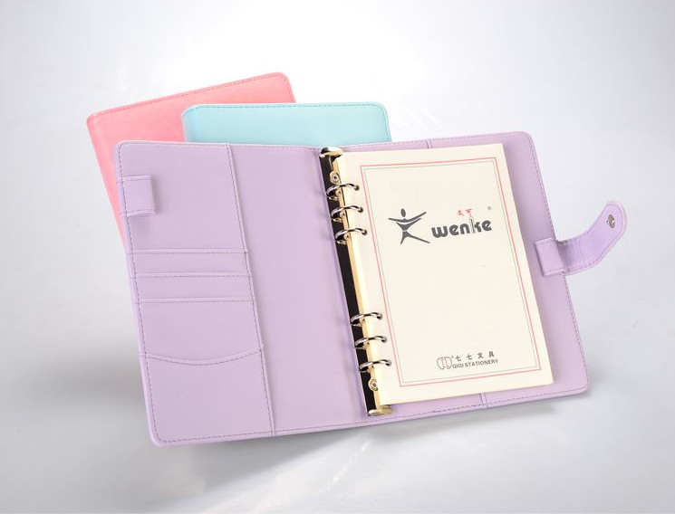 A5/A6 PU Cover Notebook with Paper Pocket