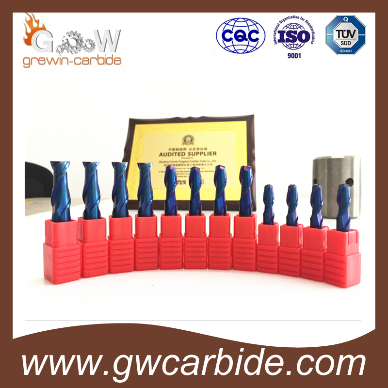 Tungsten Carbide Blue Nano Coating End Mills