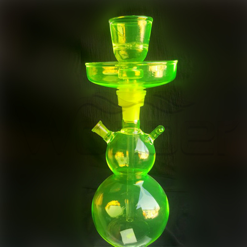 Unique Style Hookahs Green Color with OEM Service