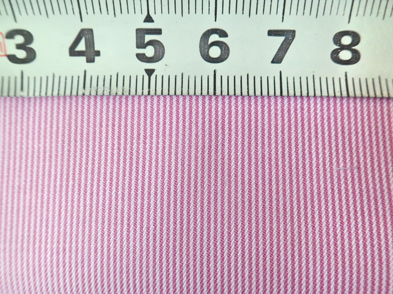 0.5mm Stripes Twill Yarn Dyed Shirt Fabric