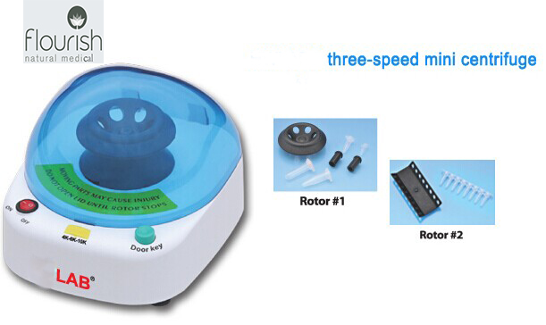 Single Speed Mini Centrifuge 6000rpm Microcentrifuge 100V-240V (XT-FL093)