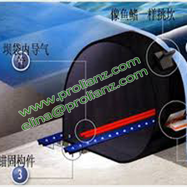 Custom Inflatable Water Rubber Dam to Singapore