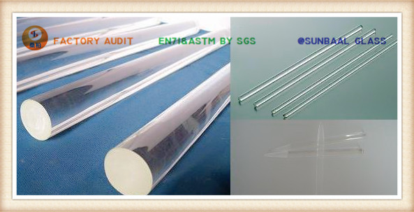 Glass Rod for Handrail and Decoration