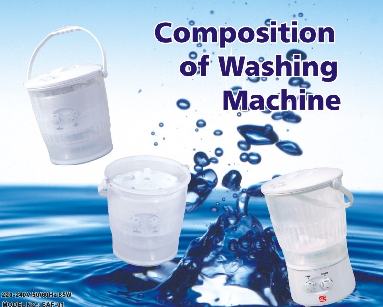 Mini Portable Compact Washer Washing Machine 2.2lbs Capacity