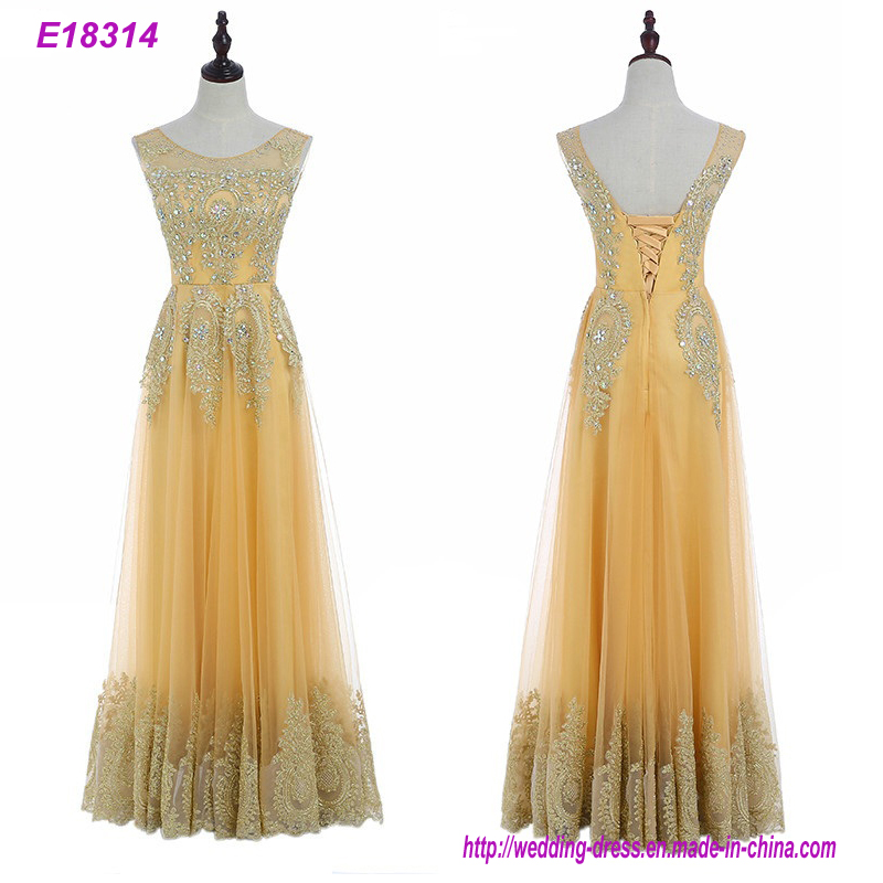 Wholesale Xiamen Woman Elegent Long Hand-Made Sexy Evening Dresses