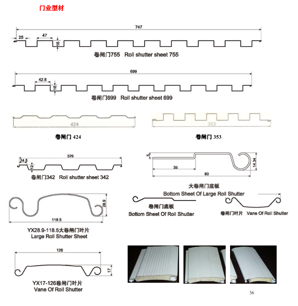 Manufacturer Supply Metal Shutter Roll Forming Machine