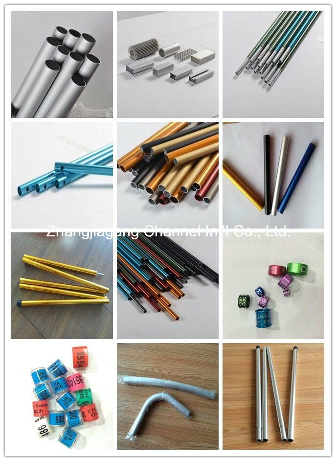 1050 1100 Customized Hollow Anodized Aluminium Tube Price Per Kg